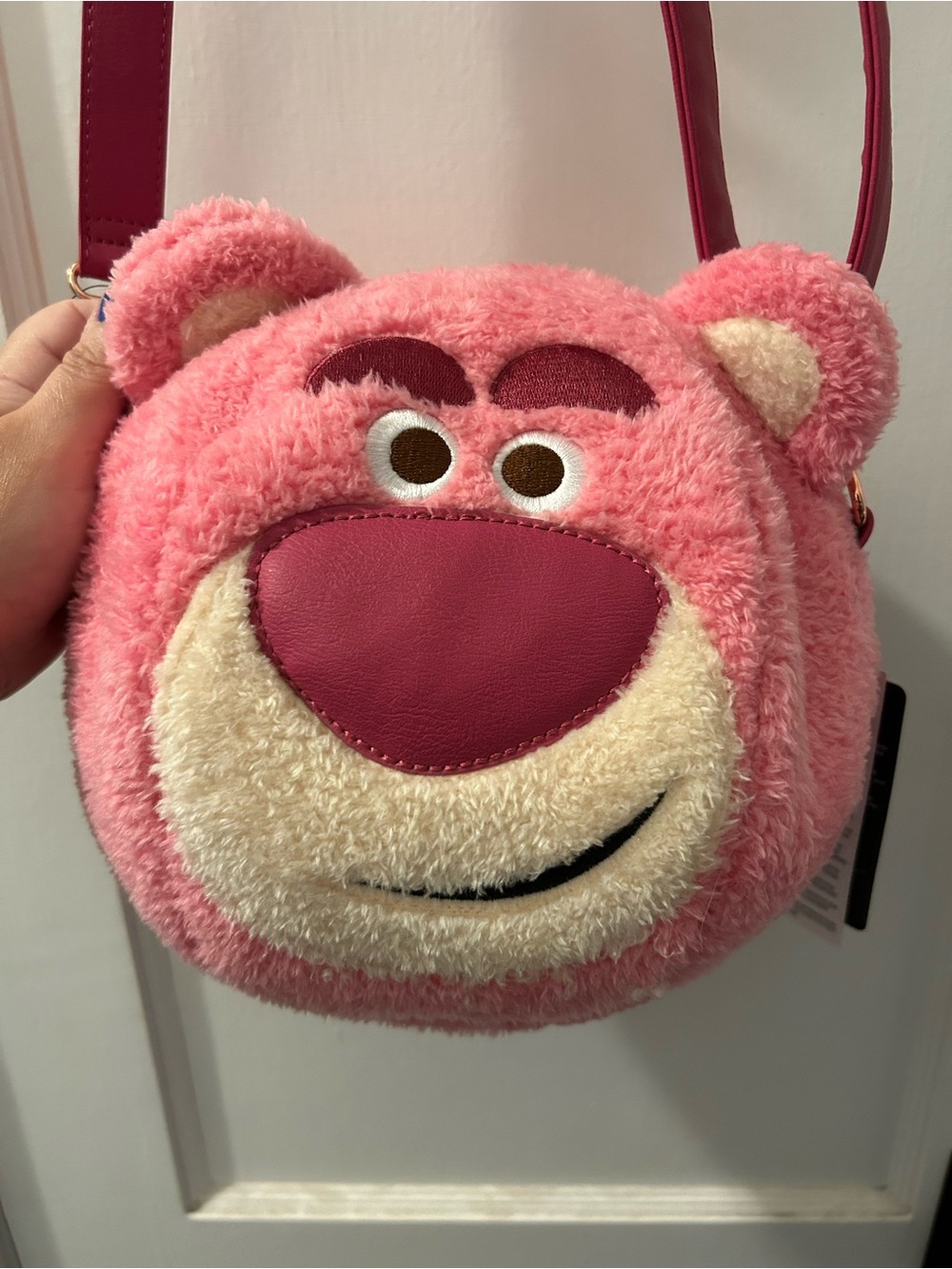 Loungefly Disney Pixar Lotso Bear Crossbody Bag - Plush Character Purse